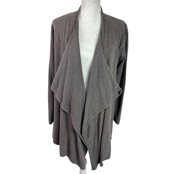 Barefoot Dreams Women's L/XL Wrap Bamboo Chic LIte Taupe Cardigan 436 Bamboo - Picture 1 of 10